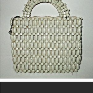 Vintage perfect small bag made with large beads
